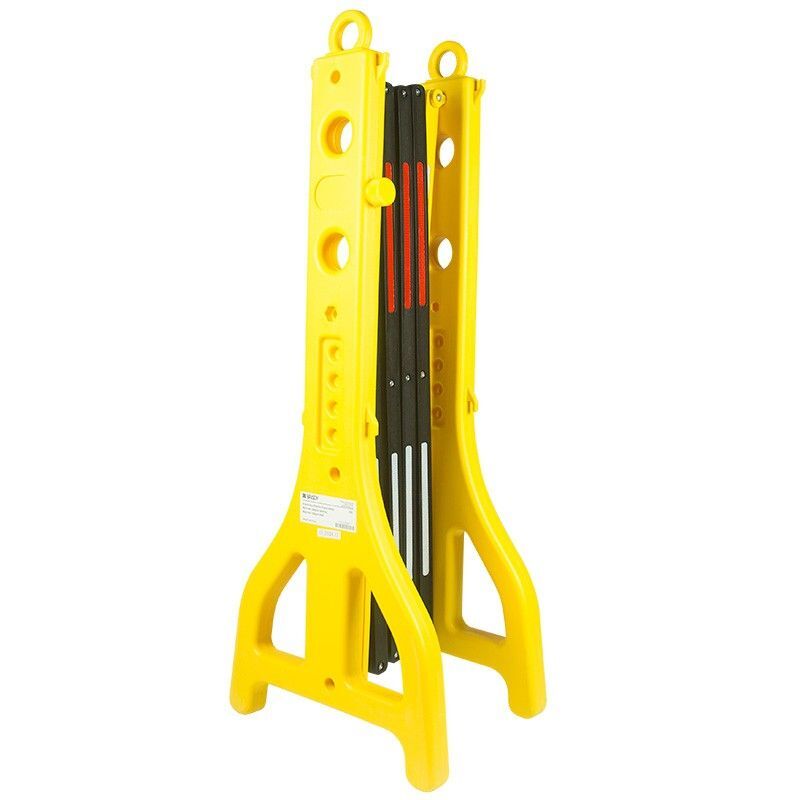 Brady Economy Plastic Expanding Barrier - Yellow/Black - AIMS Industrial Supplies