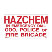 Brady Emergency Information Sign - AIMS Industrial Supplies