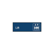 Brady Engraved Office Sign - Lift + Symbol (Gravoply) - AIMS Industrial Supplies