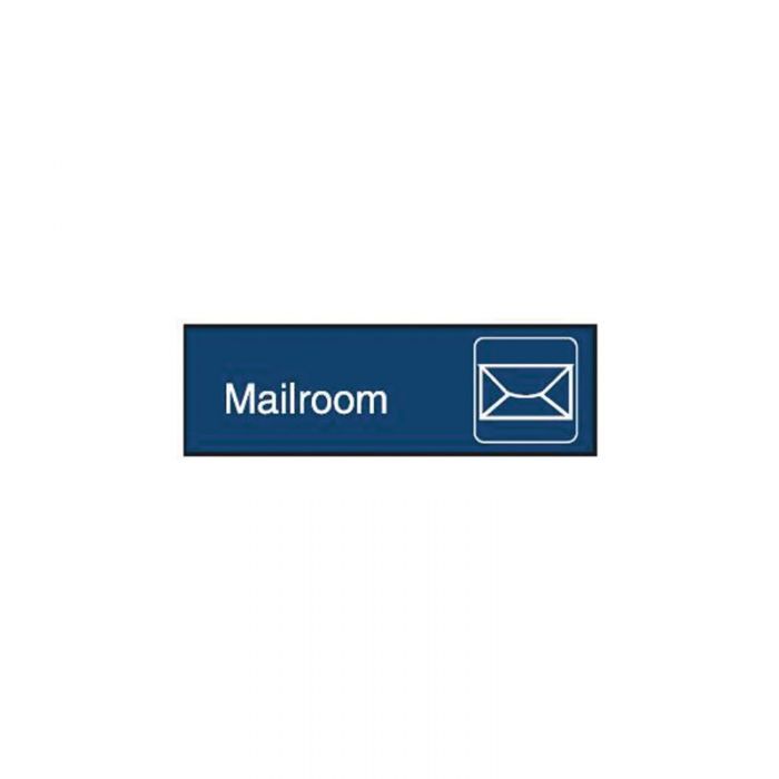 Brady Engraved Office Sign - Mailroom + Symbol (Gravoply) - AIMS Industrial Supplies