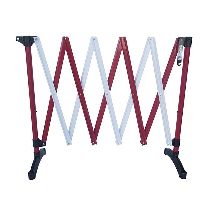 Brady Expanding Barrier System Free-Standing 3m - Red/White