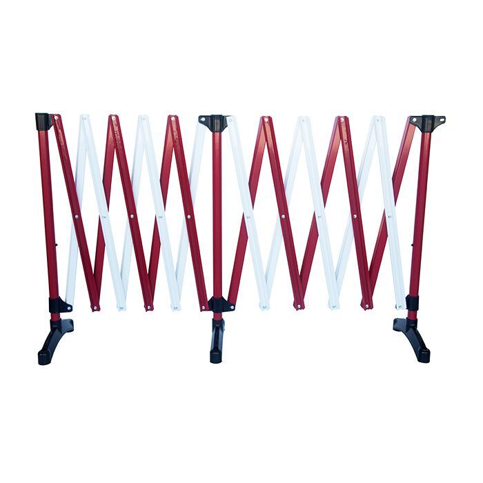 Brady Expanding Barrier System Free-Standing 6m - Red/White