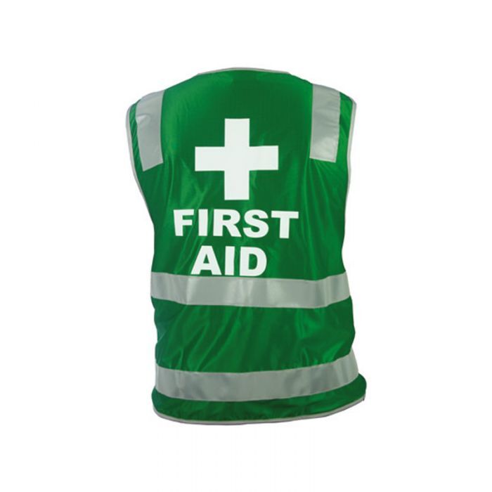 Brady First Aid Safety Vest, Medium