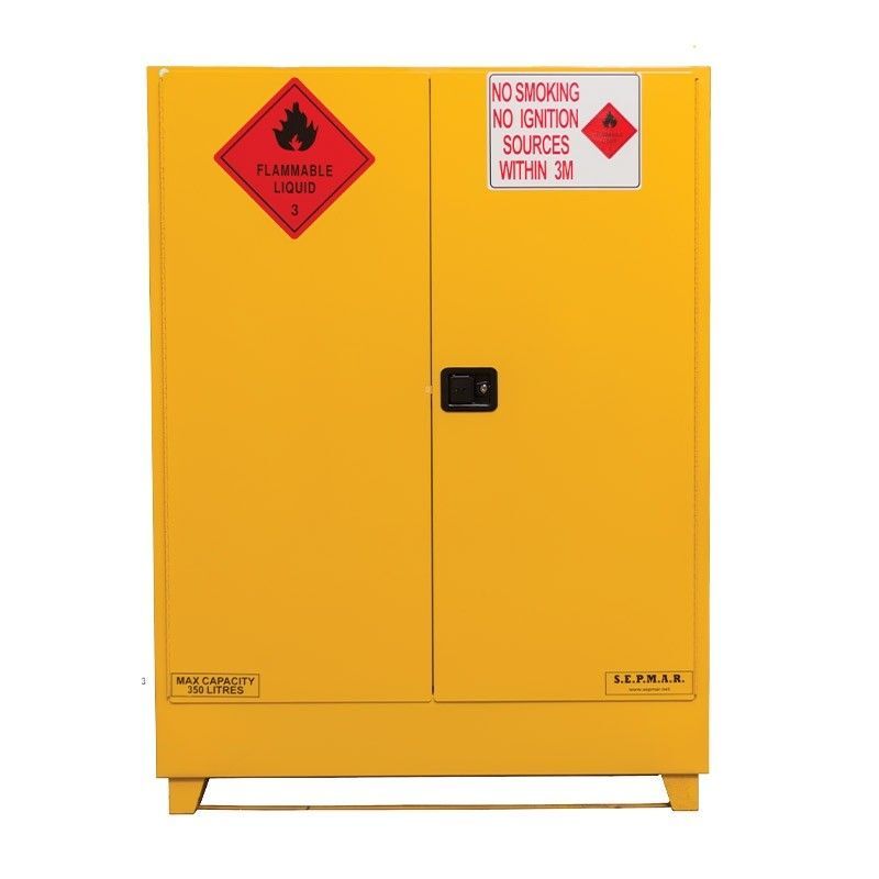 Brady Flammable Liquid Storage Cabinet Value 350L Yellow