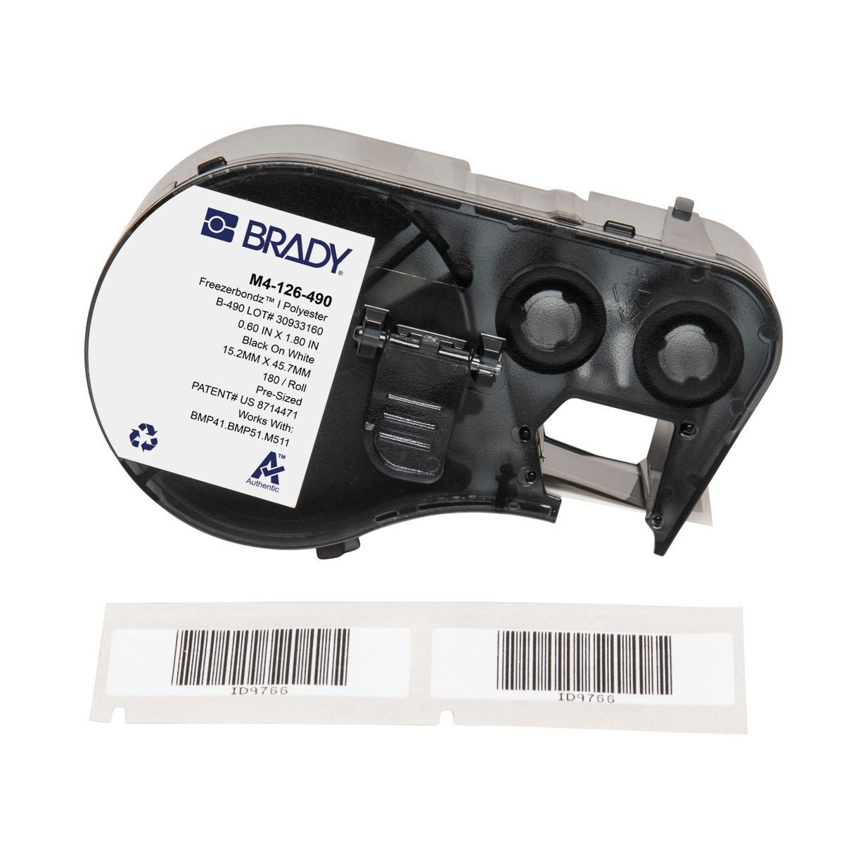 Brady FreezerBondz Cryogenic Matte Polyester Label - AIMS Industrial Supplies