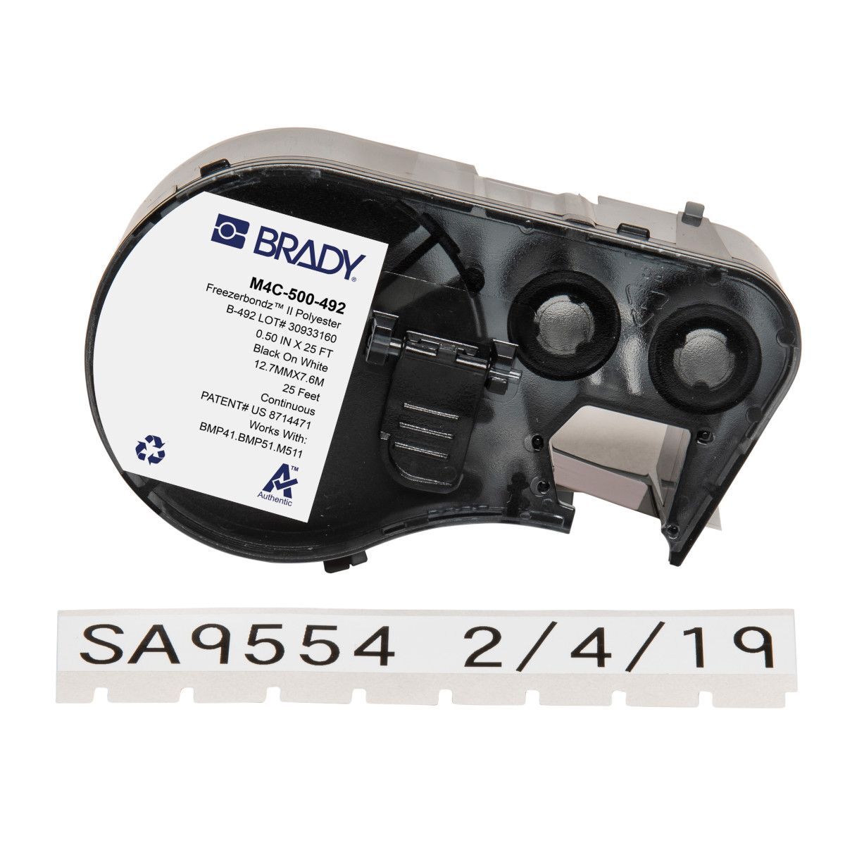 Brady FreezerBondz Ultra - Thin Cryogenic Polyester Label - AIMS Industrial Supplies