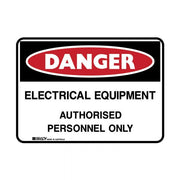 Brady Glo Danger Sign Electrical Equipment Luminous - AIMS Industrial Supplies
