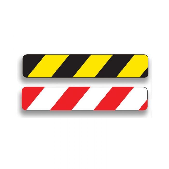 Brady Hazard Stripe Anti-Slip Tread 150 x 610mm, Yellow/Black - 24/Pack - AIMS Industrial Supplies
