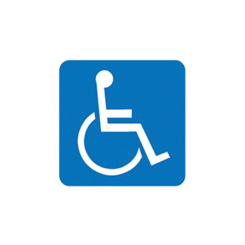 Brady Hospital/Nursing Home Sign - Disabled Symbol 150 x 150mm Poly