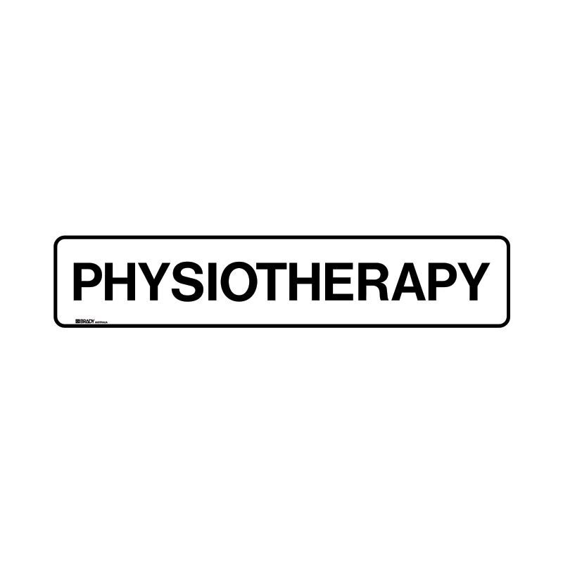Brady Hospital/Nursing Home Sign - Physiotherapy 125 x 600mm Poly