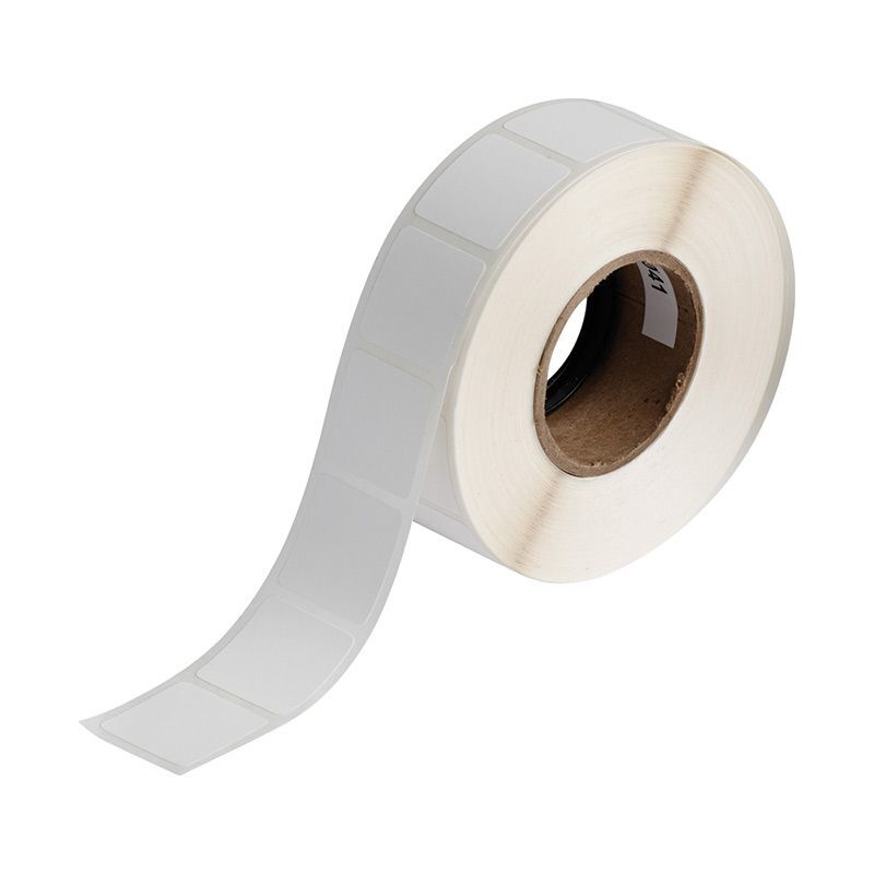 Brady J20-179-7425J Laboratory Pre-Cut Polypropylene Label 25.4 x 25.4mm White