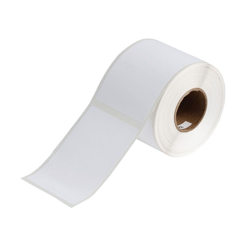 Brady J20-261-2595 Pre-Cut Vinyl Label 74.93 x 109.98mm White
