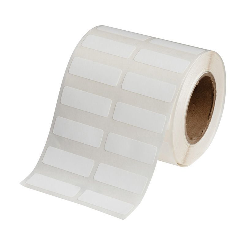 Brady J20-37-7425J Laboratory Pre-Cut Polypropylene Label 12.7 x 38.1 mm White