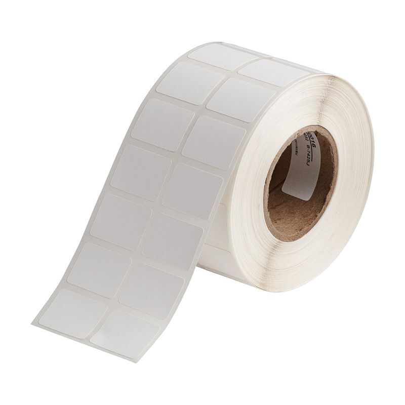 Brady J20-88-7425J Laboratory Pre-Cut Polypropylene Label 19.05 x 25.4mm White