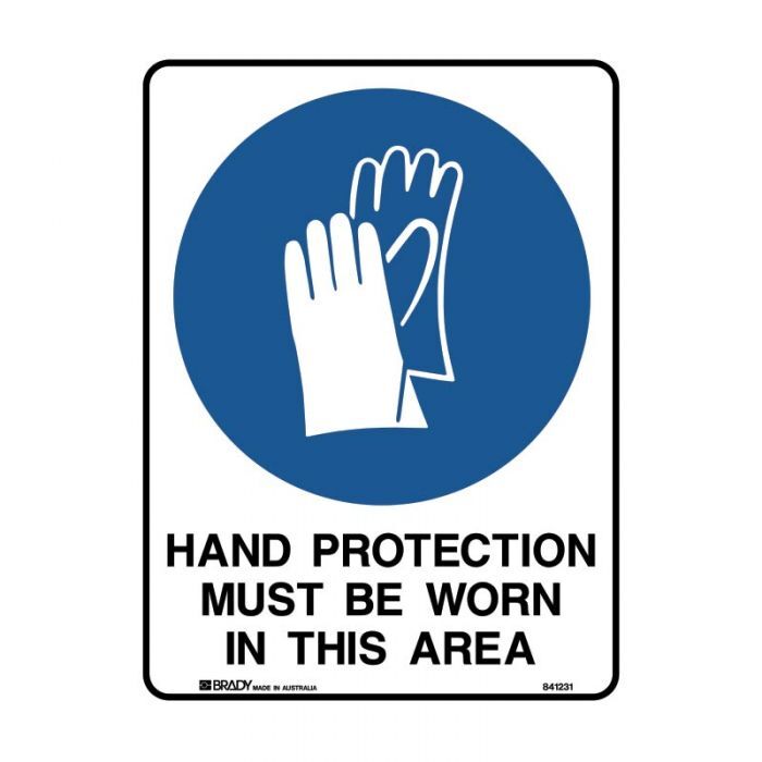 Brady Mandatory Sign - Metal - AIMS Industrial Supplies