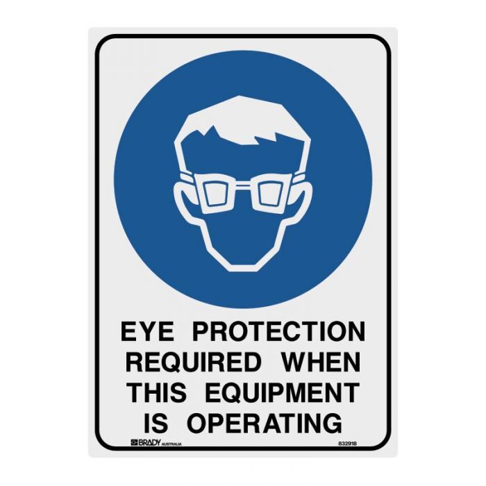 Brady Mandatory Sign - Metal - AIMS Industrial Supplies