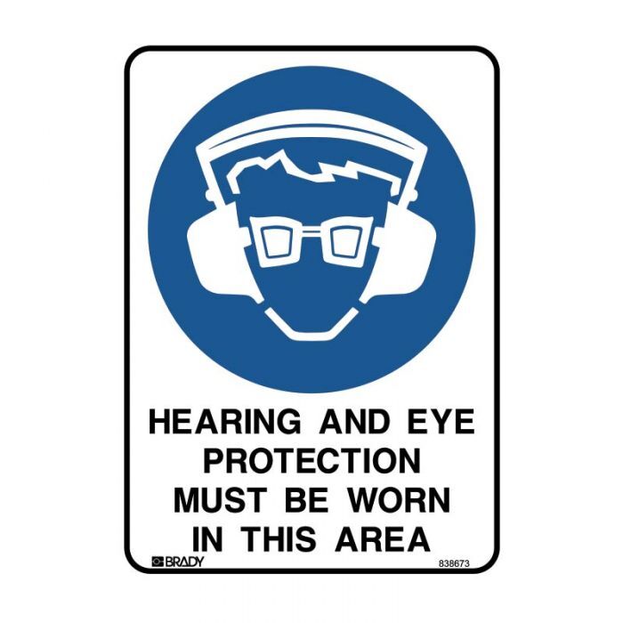 Brady Mandatory Sign - Metal - AIMS Industrial Supplies