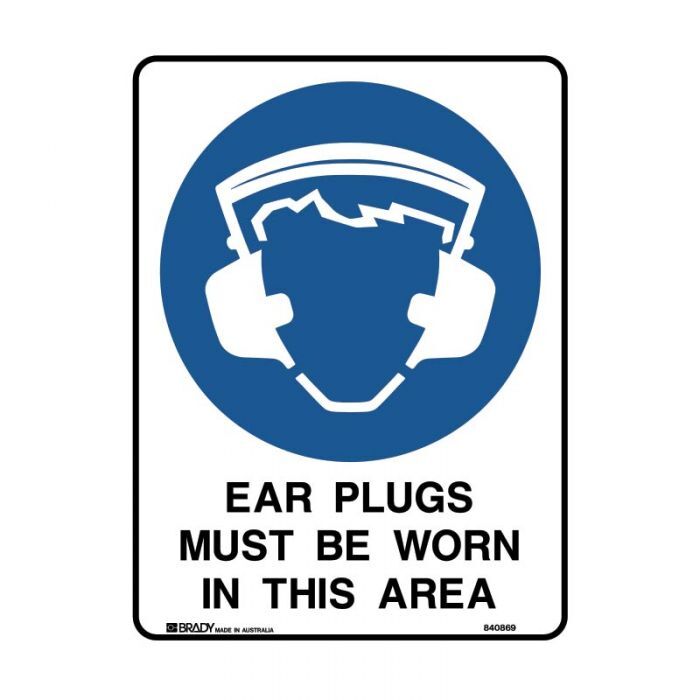 Brady Mandatory Sign - Metal - AIMS Industrial Supplies