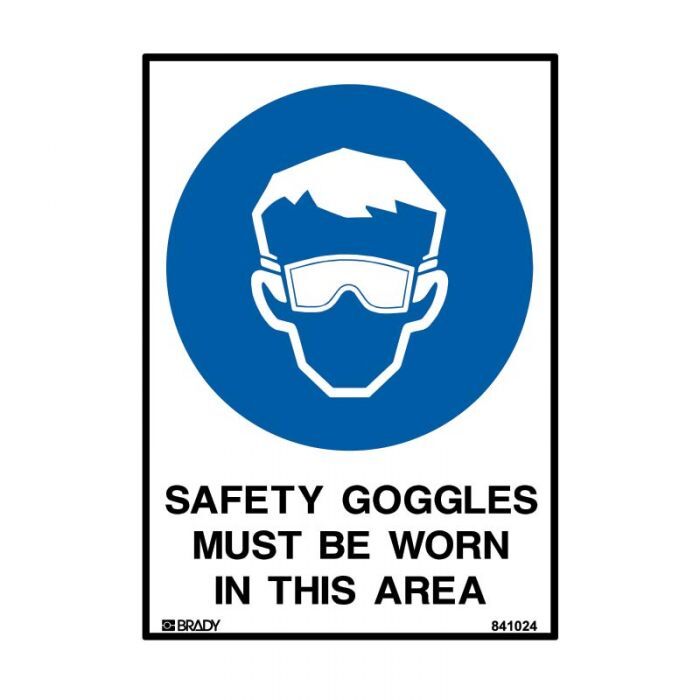 Brady Mandatory Sign - Metal - AIMS Industrial Supplies