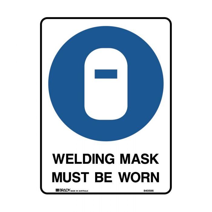 Brady Mandatory Sign - Metal - AIMS Industrial Supplies