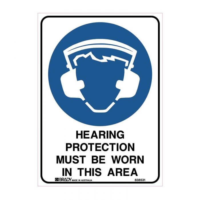 Brady Mandatory Sign - Metal - AIMS Industrial Supplies
