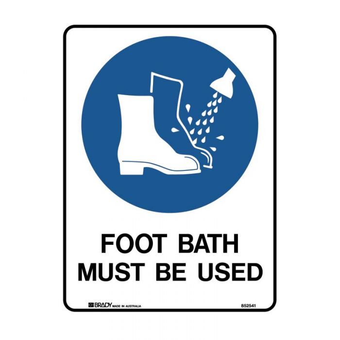 Brady Mandatory Signs – Polypropylene - AIMS Industrial Supplies