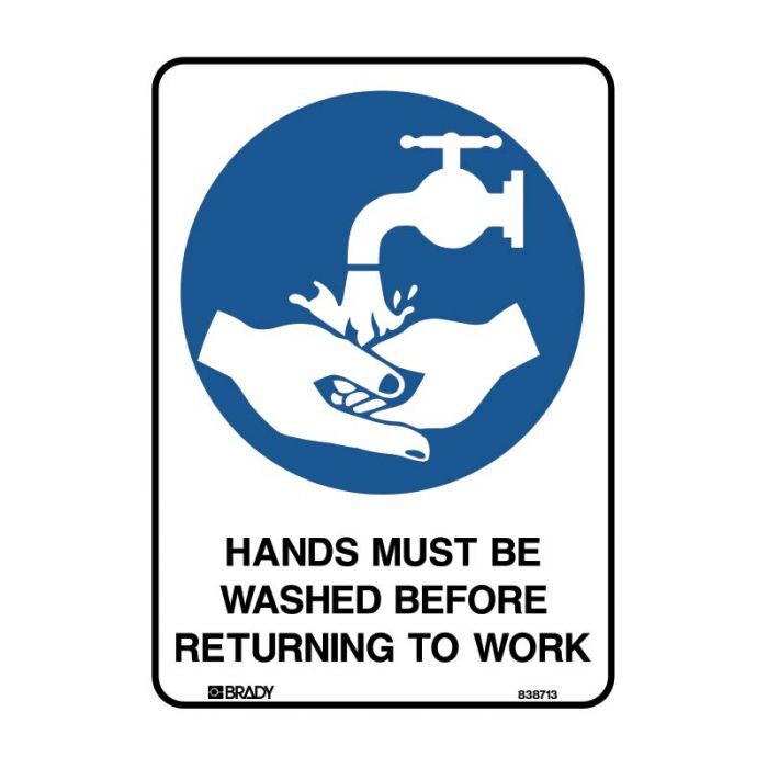 Brady Mandatory Signs – Polypropylene - AIMS Industrial Supplies