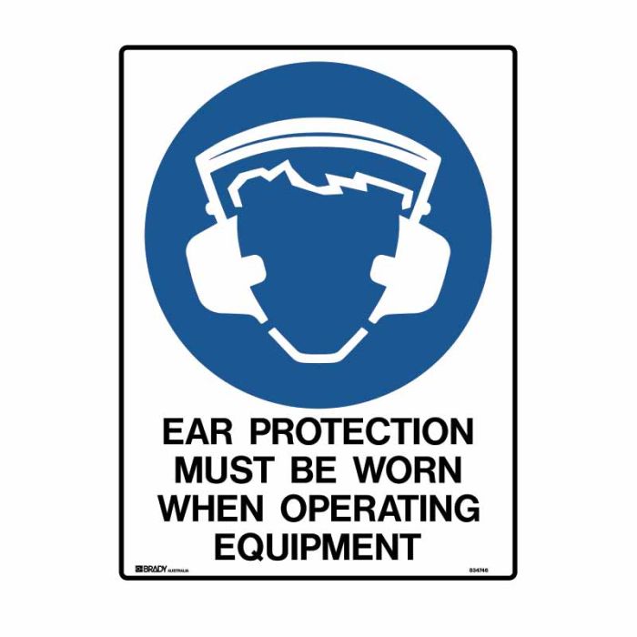 Brady Mandatory Signs – Polypropylene - AIMS Industrial Supplies
