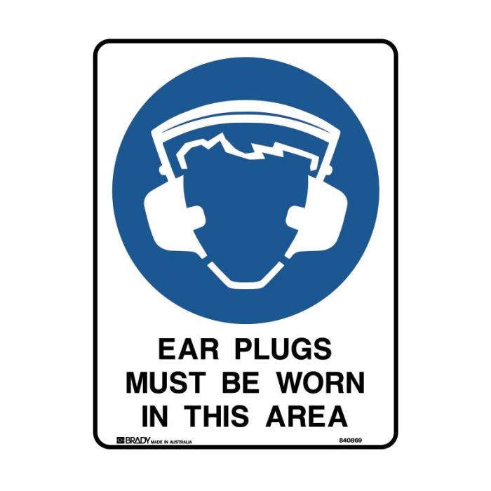 Brady Mandatory Signs – Self - Adhesive Vinyl - AIMS Industrial Supplies