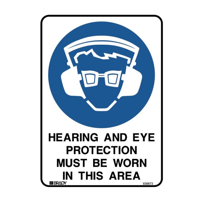 Brady Mandatory Signs – Self - Adhesive Vinyl - AIMS Industrial Supplies