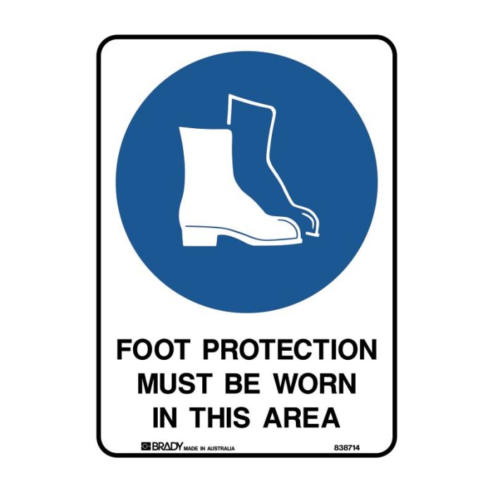 Brady Mandatory Signs – Self - Adhesive Vinyl - AIMS Industrial Supplies