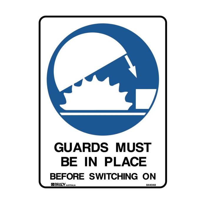 Brady Mandatory Signs – Self - Adhesive Vinyl - AIMS Industrial Supplies