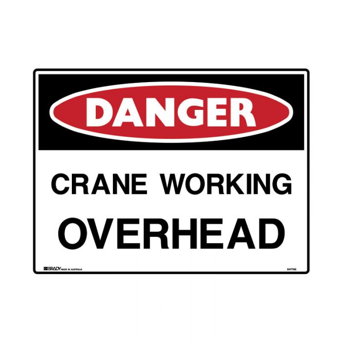 Brady Mining Site Sign Danger - Reflective Metal - AIMS Industrial Supplies