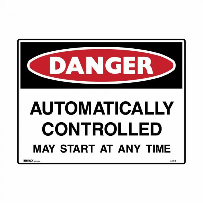 Brady Mining Site Sign Danger - Reflective Metal - AIMS Industrial Supplies