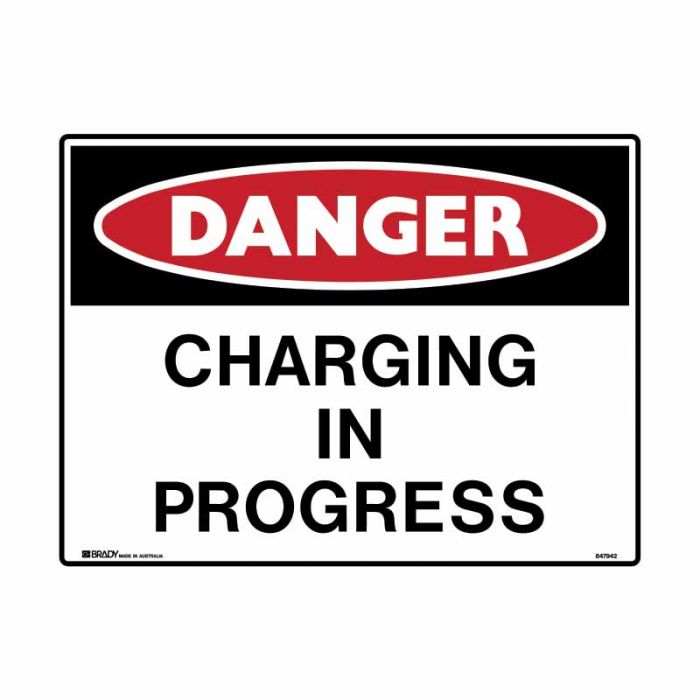 Brady Mining Site Sign Danger - Reflective Metal - AIMS Industrial Supplies