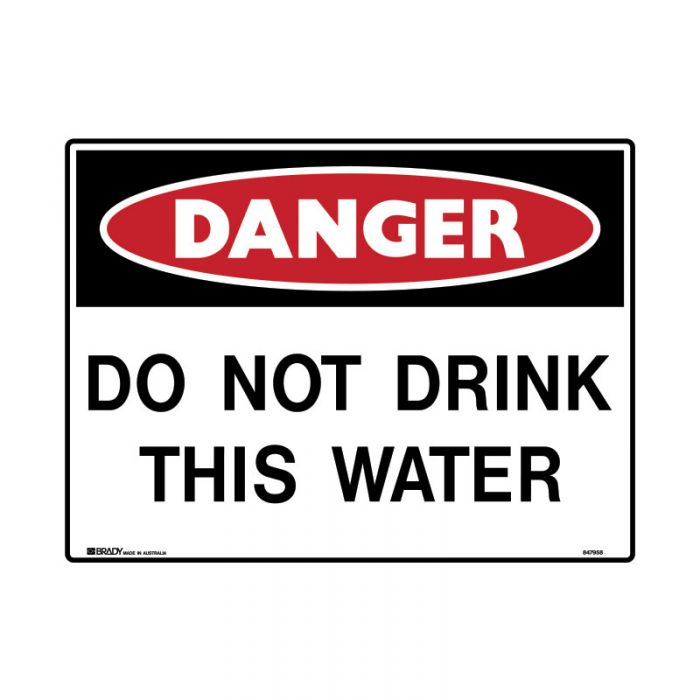Brady Mining Site Sign Danger - Reflective Metal - AIMS Industrial Supplies