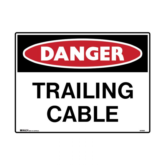 Brady Mining Site Sign Danger - Reflective Metal - AIMS Industrial Supplies
