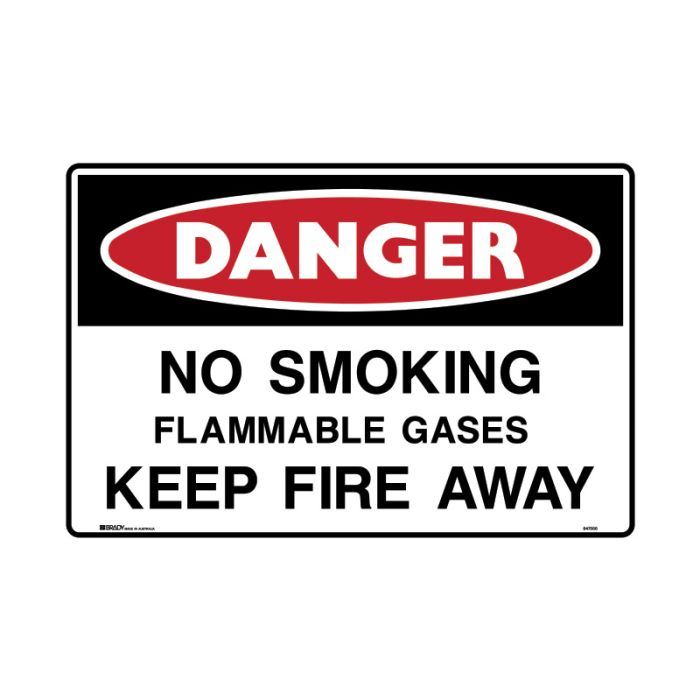 Brady Mining Site Sign Danger - Reflective Metal - AIMS Industrial Supplies