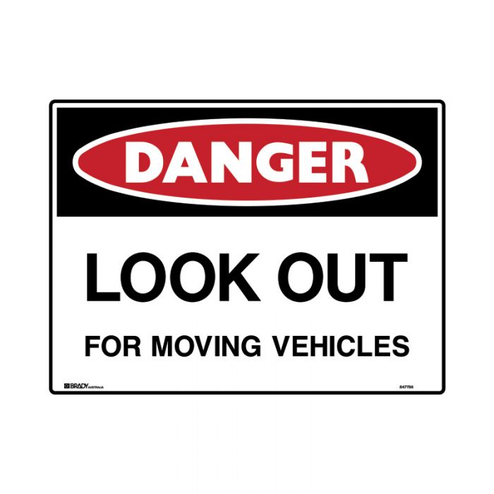 Brady Mining Site Sign Danger - Reflective Metal - AIMS Industrial Supplies
