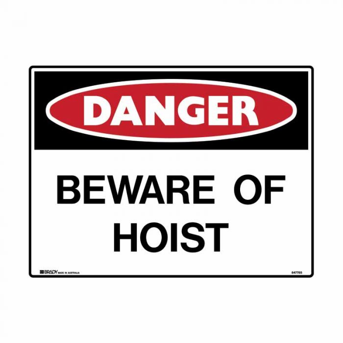 Brady Mining Site Sign Danger - Reflective Metal - AIMS Industrial Supplies
