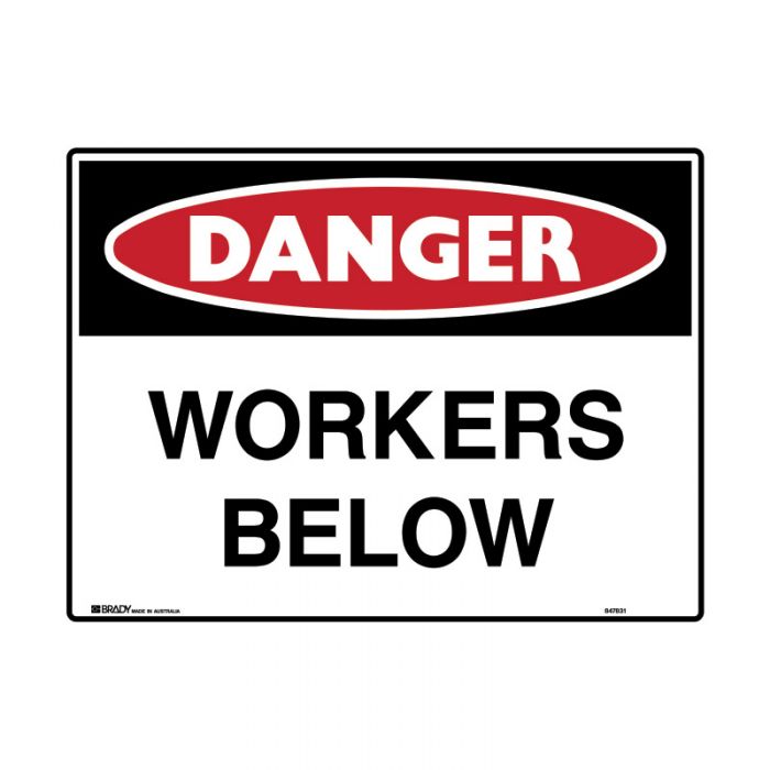 Brady Mining Site Sign Danger - Reflective Metal - AIMS Industrial Supplies