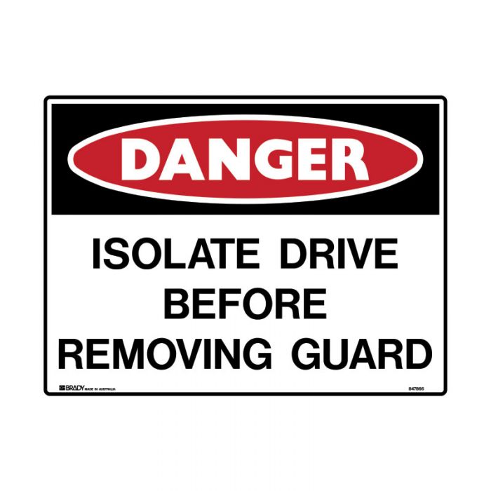 Brady Mining Site Sign Danger - Reflective Metal - AIMS Industrial Supplies