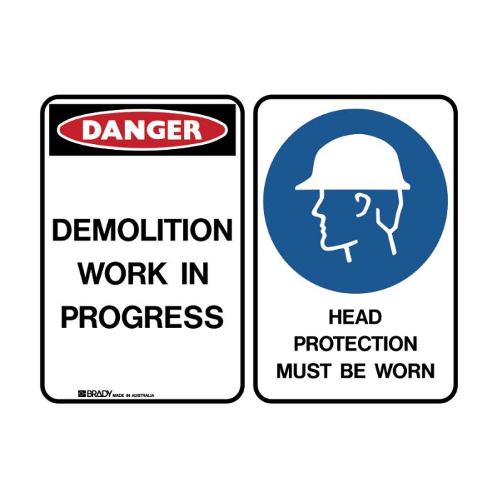 Brady Multiple Message Sign - AIMS Industrial Supplies