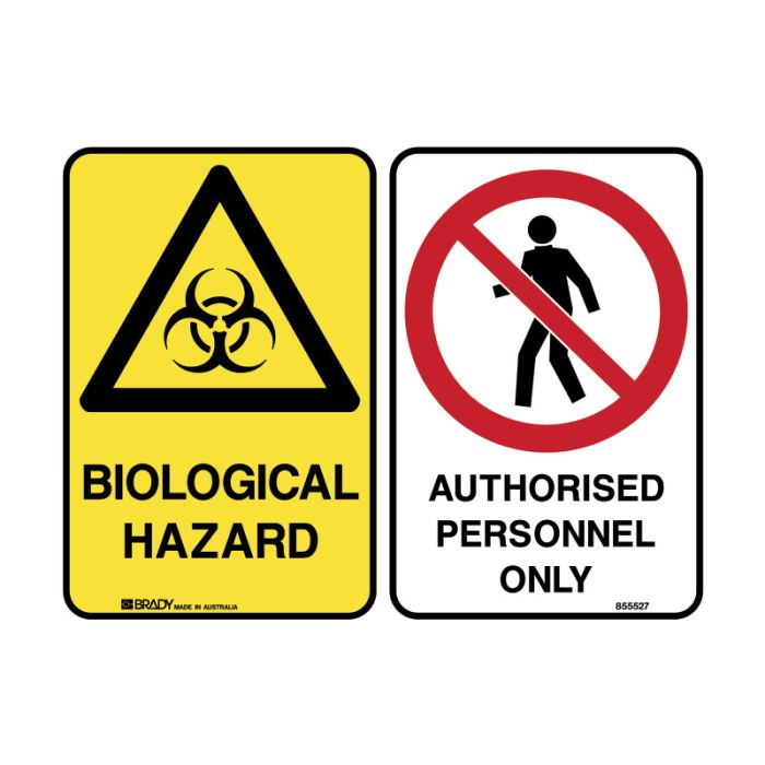 Brady Multiple Message Sign - AIMS Industrial Supplies
