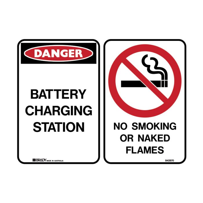 Brady Multiple Message Sign - AIMS Industrial Supplies