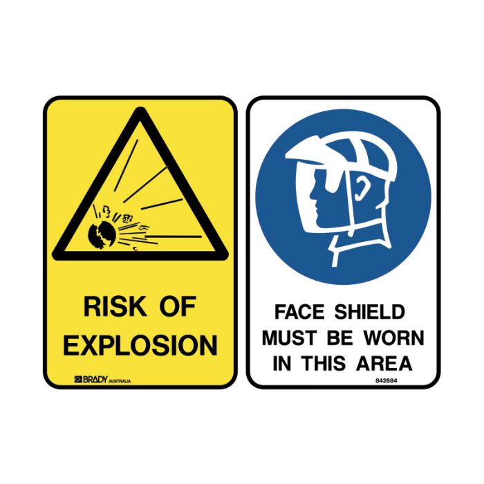 Brady Multiple Message Sign - AIMS Industrial Supplies