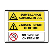 Brady Multiple Message Sign - Surveillance - AIMS Industrial Supplies