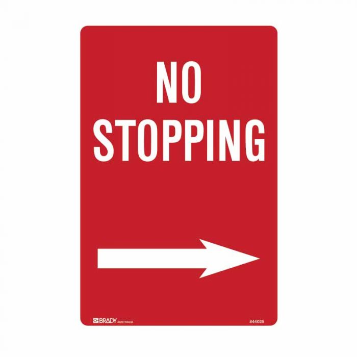 Brady No Standing Sign - AIMS Industrial Supplies