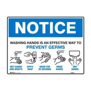 Brady Notice Sign - Wash Your Hands1