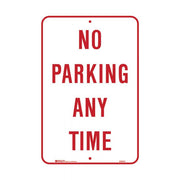 Brady Parking Sign - No Parking Any Time - AIMS Industrial Supplies